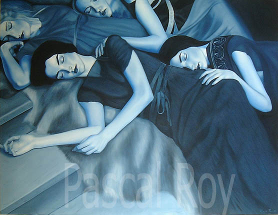 Belles dormantes,  140cms x 180cms, 2001